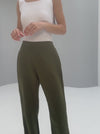 Straight leg pants with studs