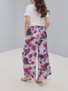 Flowing wide-leg Printed Trousers