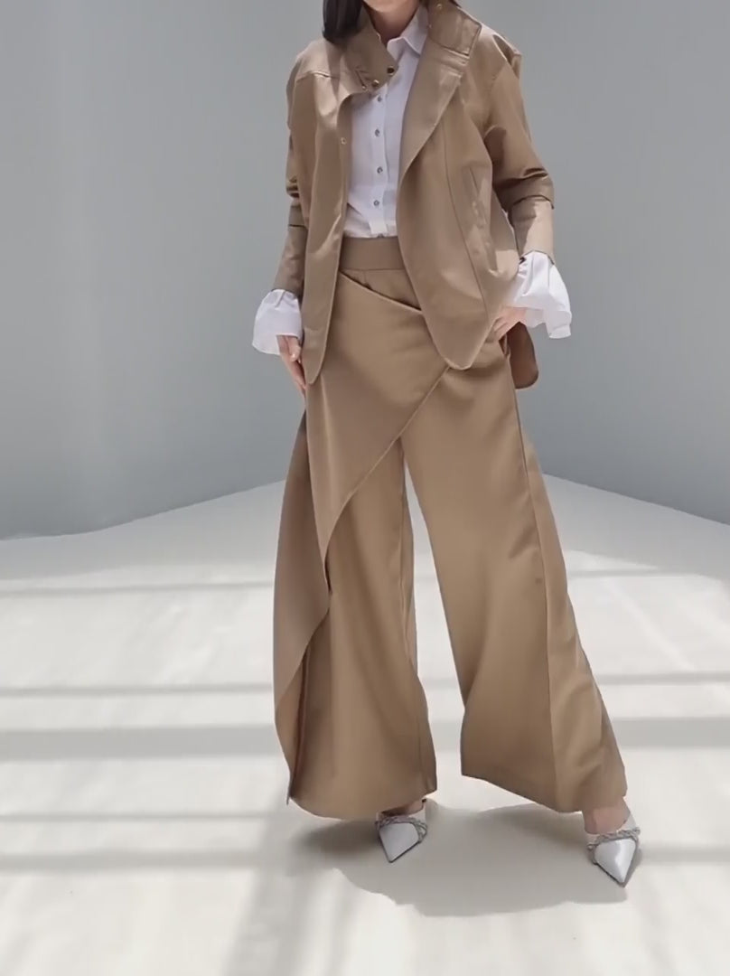 Cross over pants